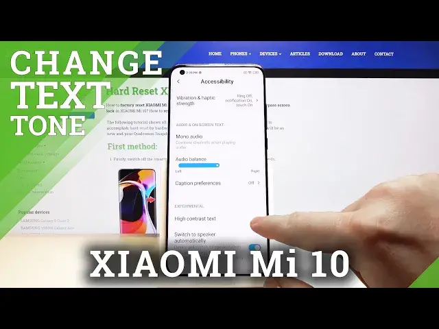 'Video thumbnail for How to enable High Contrast Text in Xiaomi Mi 10 – Display Settings'