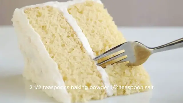 Video thumbnail for Vanilla cake recipe