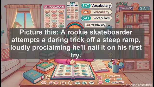 Video thumbnail for 5000 Must Know SAT Vocabulary - SAT Vocabulary: Understanding 'Bravado' and Its Usage