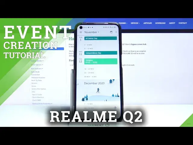 'Video thumbnail for How to Add Event to Calendar in REALME Q2 - Event Creation'