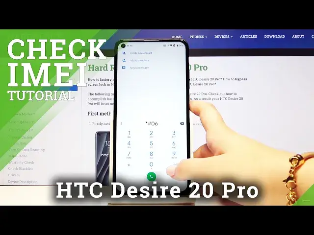'Video thumbnail for How to Check IMEI & SN in HTC Desire 20 Pro – About Phone Section'