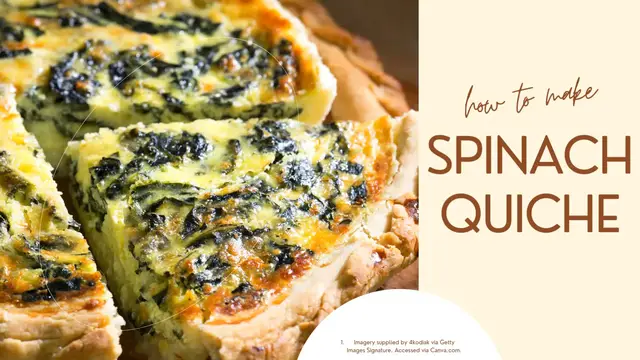 Video thumbnail for Spinach Quiche