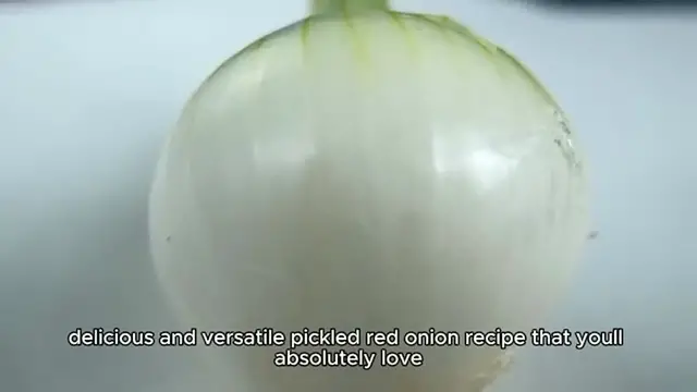 Video thumbnail for Pickled red onion recipe