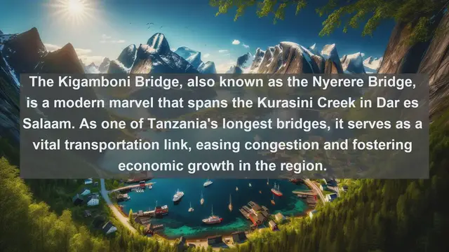 Video thumbnail for Crossing Boundaries: Top 10 Famous Bridges in Tanzania