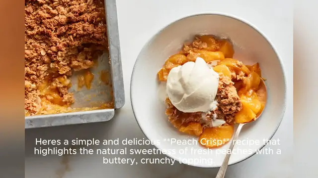 Video thumbnail for peach recipe