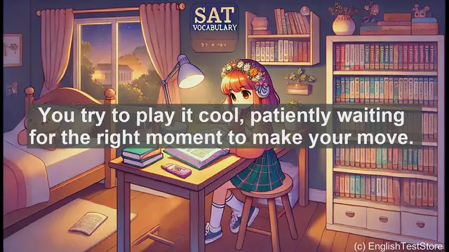 Video thumbnail for 5000 Must Know SAT Vocabulary - Bide: The Art of Patient Waiting