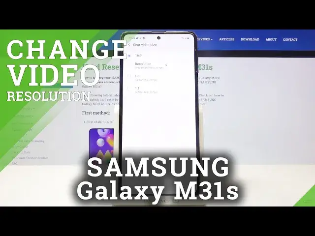'Video thumbnail for How to Change Video Resolution on SAMSUNG Galaxy M31s – Best Video Quality'