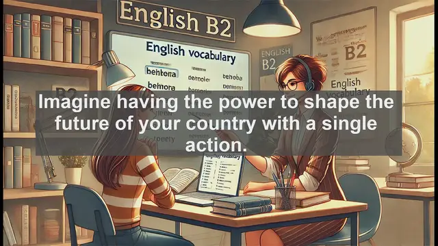 Video thumbnail for 1500 Must Know CEFR B2 Vocabulary - Understanding 'Elect': A Powerful Word in Democracy