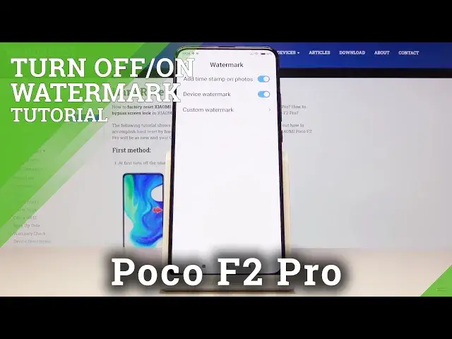 'Video thumbnail for How to Turn On and Turn Off Camera Watermark in XIAOMI Poco F2 Pro - Photo Watermark'