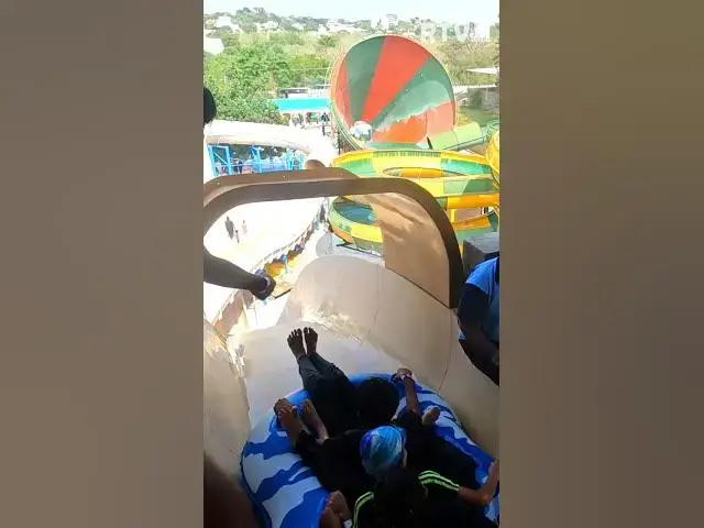 Video thumbnail for ZUMBA LOOP ➿ Water Slides #waterpark #youtubeshorts