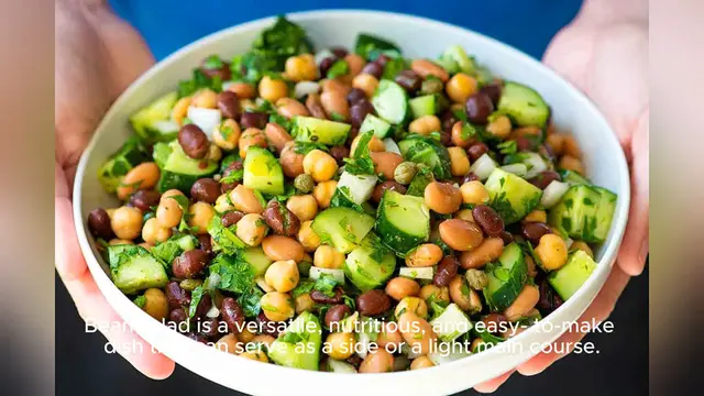 Video thumbnail for bean salad recipe