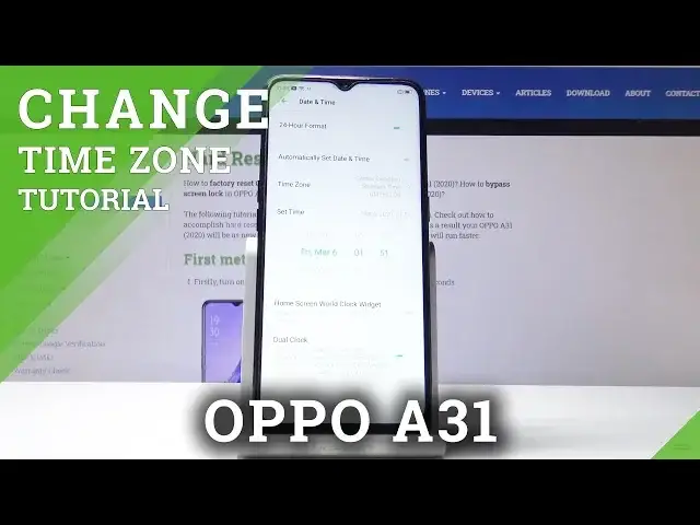'Video thumbnail for How to Set Date & Time in OPPO A31 2020 – Change Clock Format'