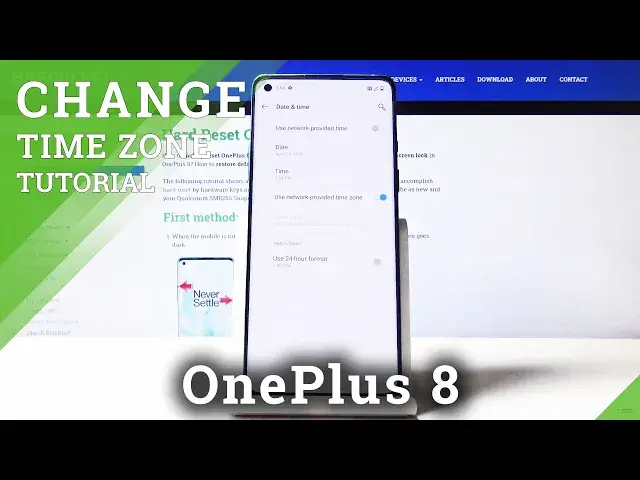 'Video thumbnail for How to Change Date & Time in OnePlus 8 – Time Settings'