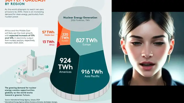 Video thumbnail for Nuclear Energy Generation By Region (2025)