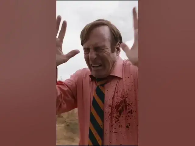 'Video thumbnail for Saul about to be shot in the head #shorts #bettercallsaul #saulgoodman'