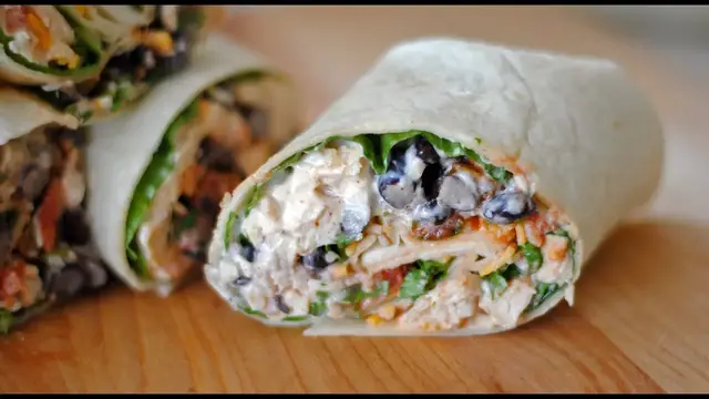 Video thumbnail for CHICKEN & BEAN WRAPS | How To Make Chicken Burritos | SyS