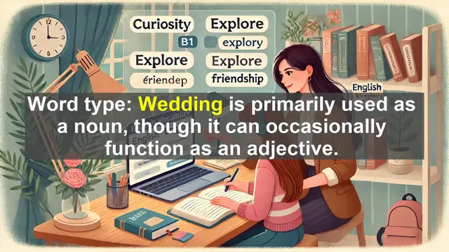 Video thumbnail for 2500 Must Know CEFR B1 Vocabulary - Understanding 'Wedding': A B1 English Vocabulary Lesson