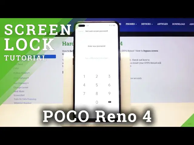 'Video thumbnail for How to Change Lock Method in OPPO Reno 4 - Screen Lock Settings'