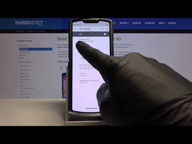 'Video thumbnail for How to Activate Portable Hotspot in MOTOROLA Razr 5G – Network Connection'