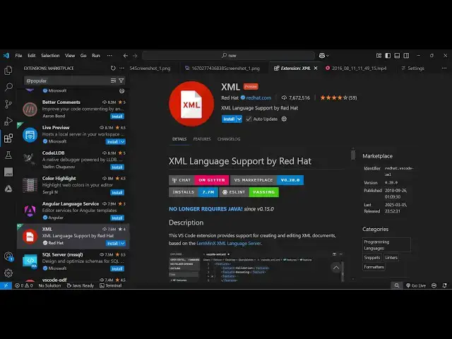 Video thumbnail for Master XML Editing in VS Code — Auto Format, Validate & More!