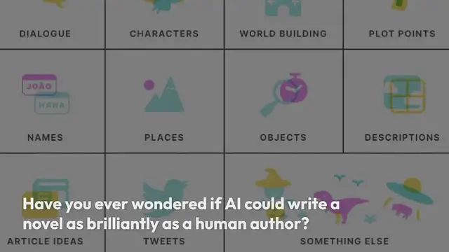 Video thumbnail for Top 7 AI Story Tools for Writers _ Novelists