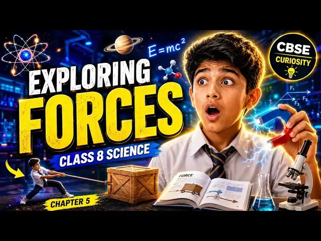 Video thumbnail for Exploring Forces Class 8 Chapter 5 CBSE Science Curiosity