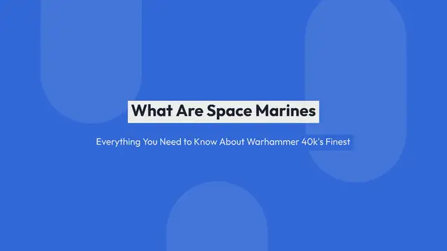 Video thumbnail for What Are Space Marines: Everything You Need to Know About Warhammer 40k’s Finest