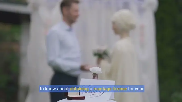 Video thumbnail for Planning a Church Wedding: Essential Guide to Marriage Licenses