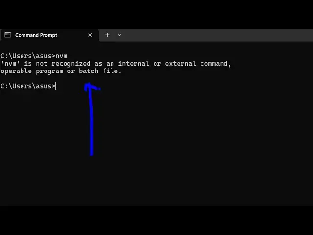 Video thumbnail for How to fix nvm is not recognized as an internal and external Command Error in Terminal