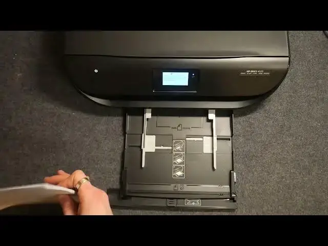 Video thumbnail for How to load paper in HP Envy 4523 / How to load 14, 15 and envelop paper in HP Envy 4523