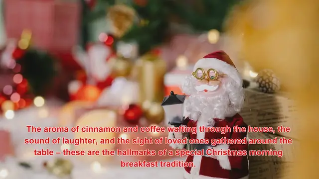 Video thumbnail for How Do Families Create Traditions With Unique Christmas Morning Breakfasts?