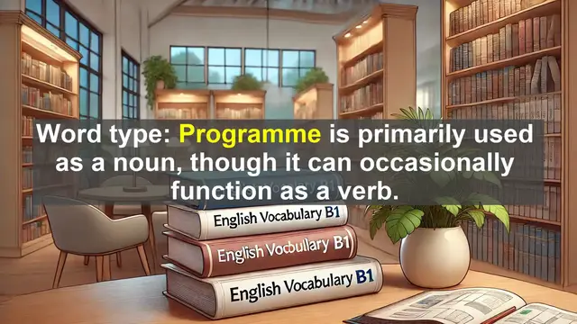 Video thumbnail for 2500 Must Know CEFR B1 Vocabulary - Program vs. Programme: Understanding the Difference