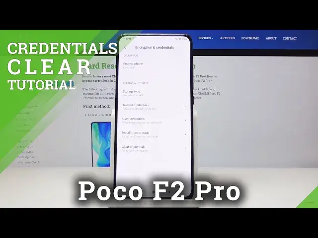 'Video thumbnail for How to Clear Credentials in XIAOMI Poco F2 Pro – Delete All Certificates'