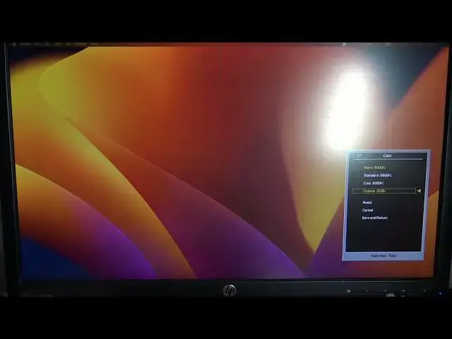 Video thumbnail for HP Compaq LA2306x How To Change Color Preset