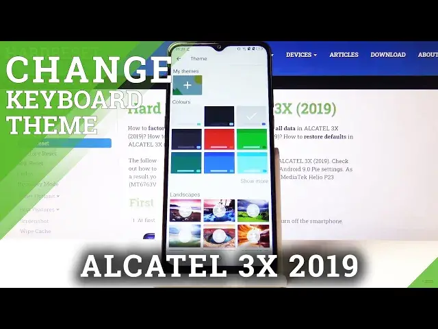 'Video thumbnail for How to Change Keyboard Theme in ALCATEL 3X (2019) – Keyboard Settings'