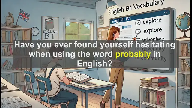 Video thumbnail for 2500 Must Know CEFR B1 Vocabulary - Master 'Probably': Essential Tips for B1 English Proficiency