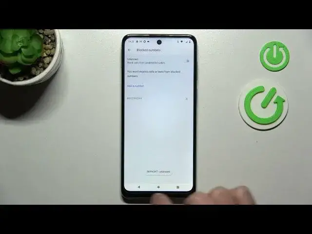 'Video thumbnail for How to Unblock the Phone Number on MOTOROLA Moto G22 // Configuring Phone Numbers Blacklist'