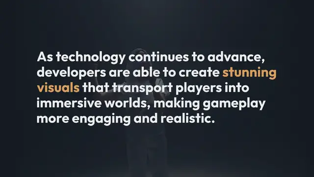 Video thumbnail for Enhanced Graphics And Visual Effects