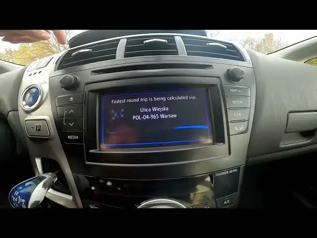 Video thumbnail for How to Set Destination in Map in Toyota Prius III ( 2009 – 2020 ) - Start Route in Navigation