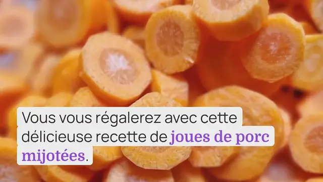 Video thumbnail for Joues de porc à la bière et à la moutarde