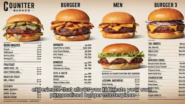 Video thumbnail for The Counter Custom Burgers Menu Prices