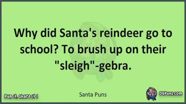 Video thumbnail for Santa - Jokes, Puns, Wordplays, and Laughter