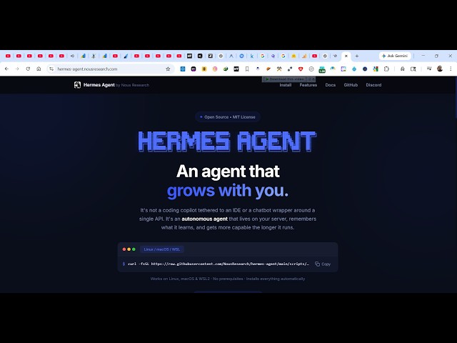 Video thumbnail for Hermes Agent is INSANE It Builds Unlimited Full Stack Coding Apps From Prompt Locally For FREE