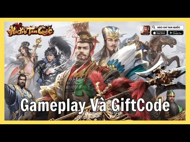 Video thumbnail for Hào Khí Tam Quốc - Game SLG 3D Siêu Thực | Hướng Dẫn Nhập GiftCode Mới Nhất!