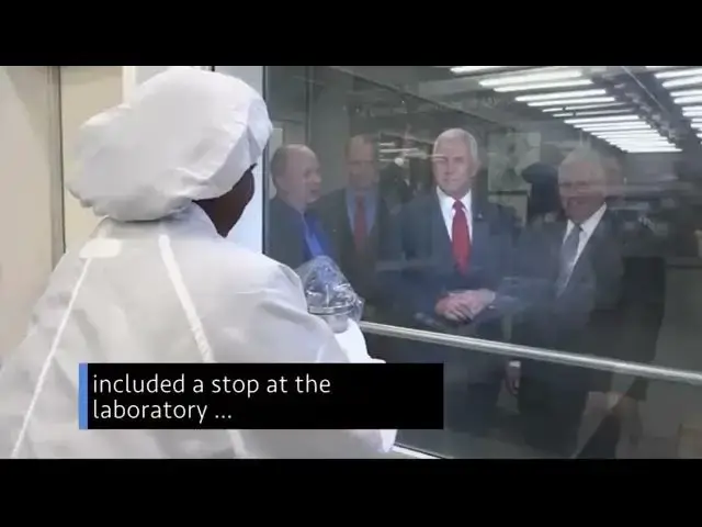 'Video thumbnail for President Pence Talks Future Human Space Explorati'