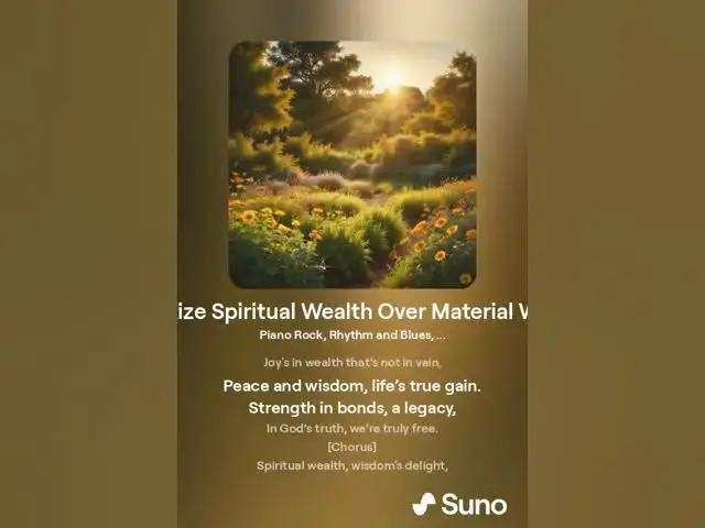Video thumbnail for Prioritize Spiritual Wealth Over Material Wealth: Psalm 49:16-17