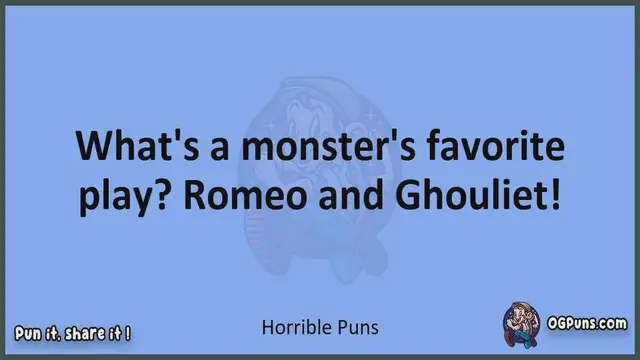 Video thumbnail for Horrible - Jokes, Puns, Wordplays, and Laughter