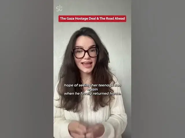 'Video thumbnail for The Gaza Hostage Deal and the Road Ahead: A Fragile Dawn of Peace in the Middle East'
