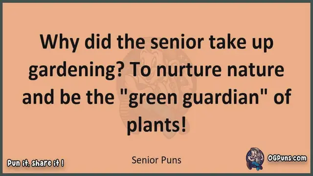 Video thumbnail for Senior - Jokes, Puns, Wordplays, and Laughter