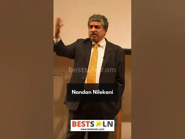 Video thumbnail for Nandan Nilekani, Orchestrating India’s Digital Symphony #shorts #infosys #struggle #story